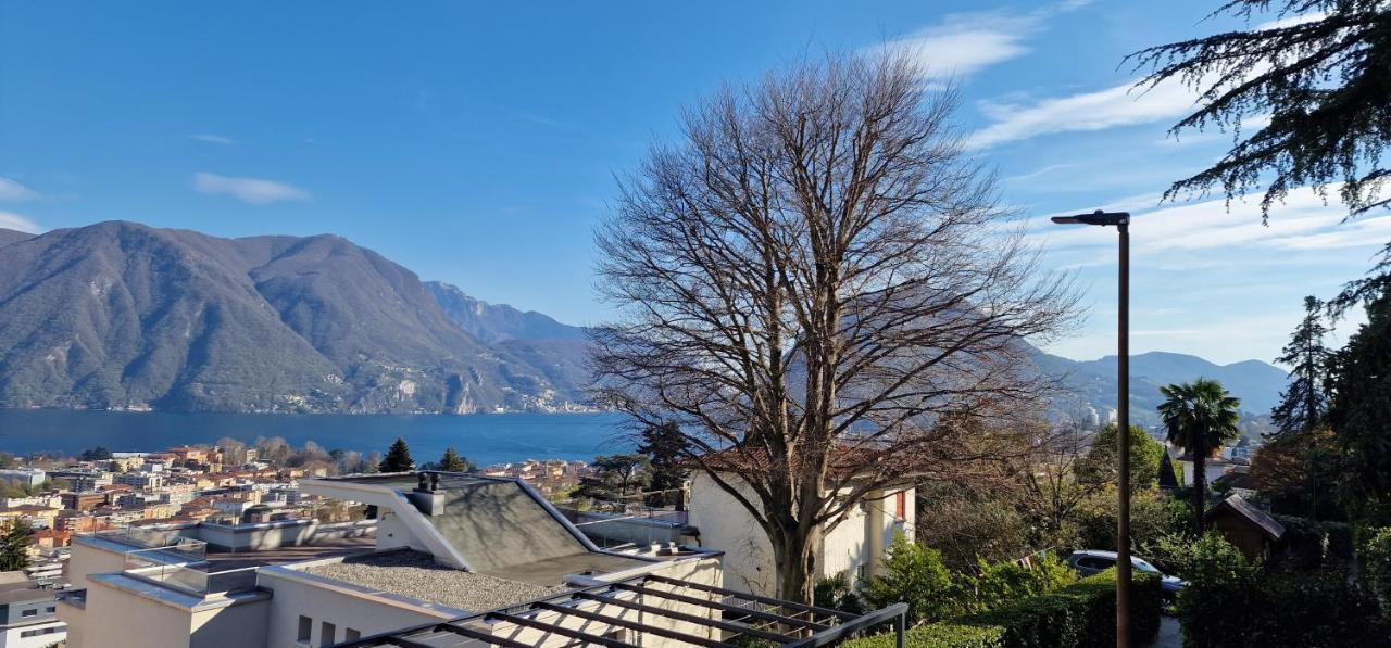Lugano Lakeview Apartment Private Parking & Self Check-In Exterior photo